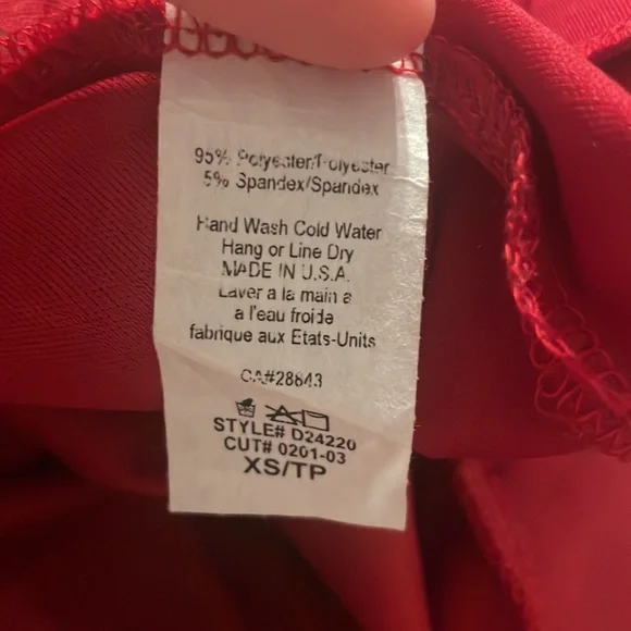 Red eclipse mini dress - Picture 8 of 8